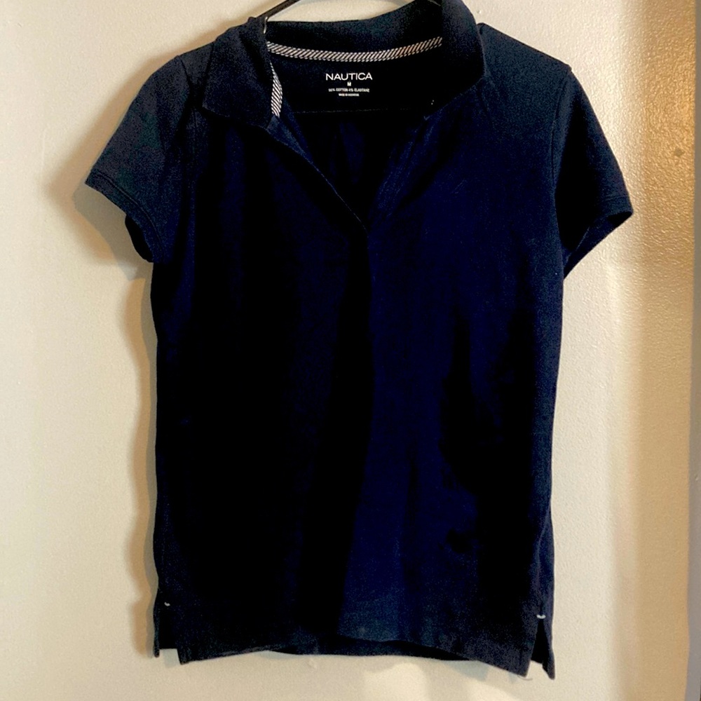 Navy blue woman’s polo